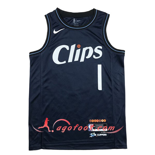Maillot Los Angeles Clippers (HARDEN #1) 2023/24 Bleu Foncé -02