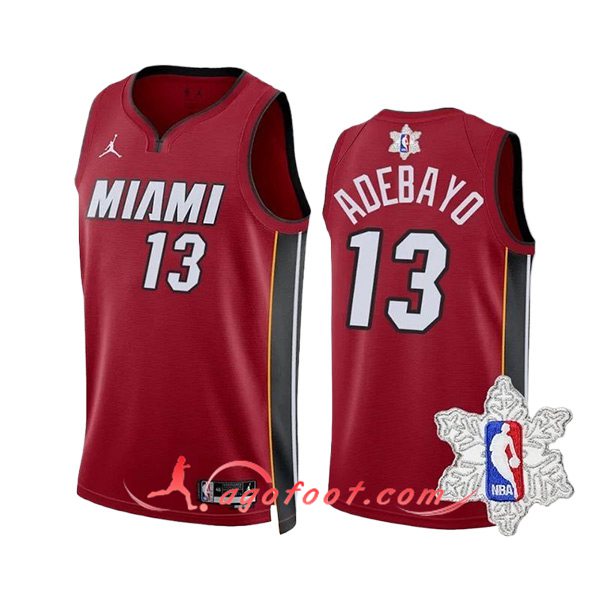 Maillot Miami Heat (ADEBAYD #13) 2023/24 Rouge/Blanc