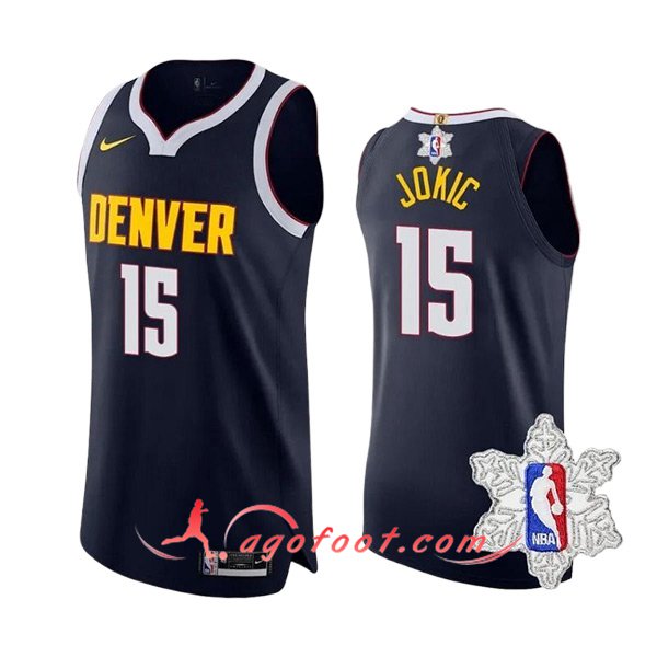 Maillot Denver Nuggets (JOKIC #15) 2023/24 Noir/Blanc
