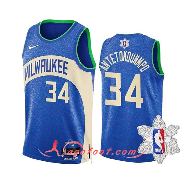 Maillot Milwaukee Bucks (ANTETOKOUNMPO #34) 2023/24 Bleu/Blanc -03