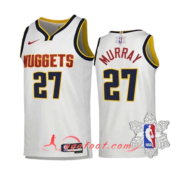Maillot Denver Nuggets (MURRAY #27) 2023/24 Blanc -05
