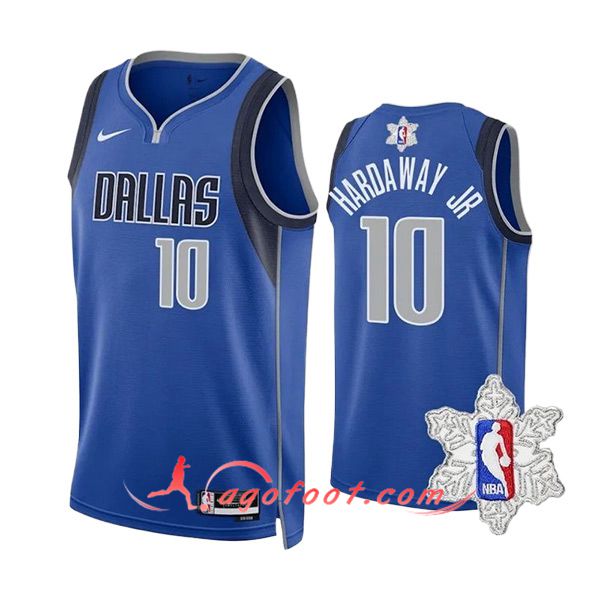 Maillot Dallas Mavericks (HARDAWAY JR #10) 2023/24 Bleu/Gris