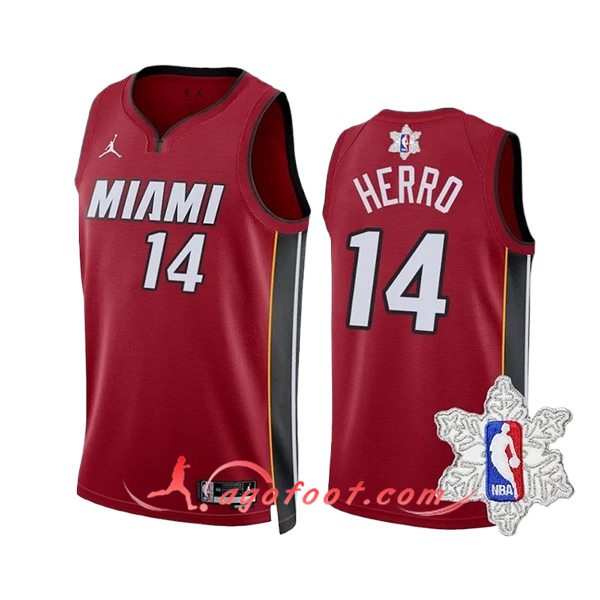 Maillot Miami Heat (HERRO #14) 2023/24 Rouge/Blanc