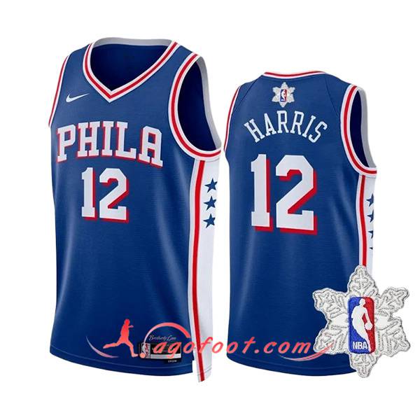 Maillot Philadelphia 76ers (HARRIS #12) 2023/24 Bleu/Blanc