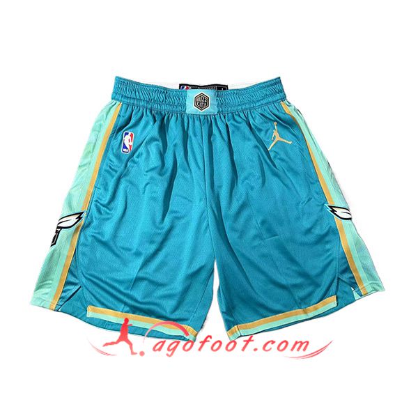 Shorts NBA Charlotte Hornets 2023/24 Bleu/Vert -02