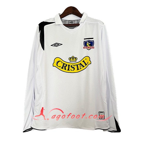 Maillot de Foot Colo-Colo Retro Domicile Manches Longues 2006/2007