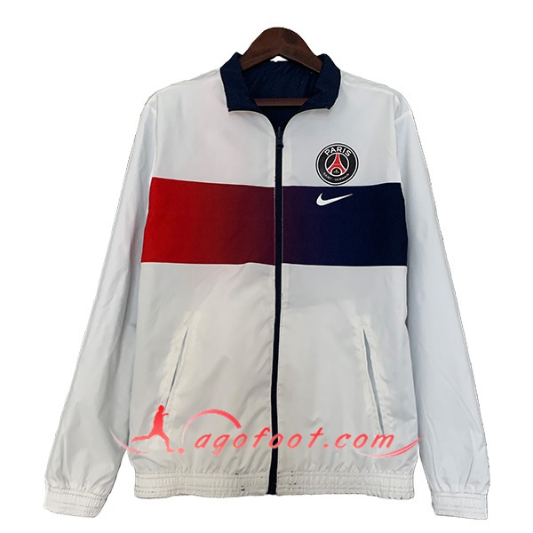 Coupe-Vent Real Madrid Blanc/Noir/Rouge 2023/2024