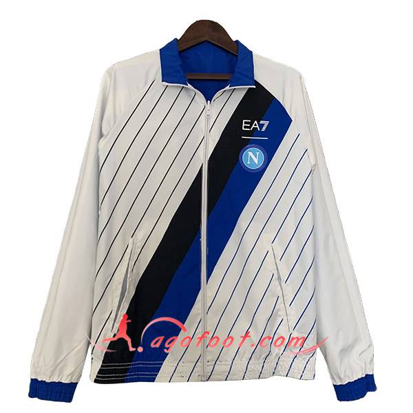 Coupe-Vent Naples Blanc/Bleu/Noir 2023/2024