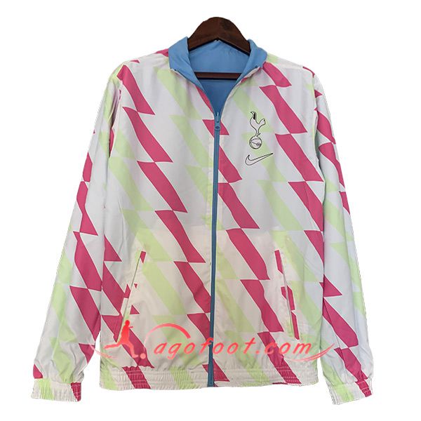 Coupe-Vent Tottenham Hotspur Blanc/Vert/Rose 2023/2024