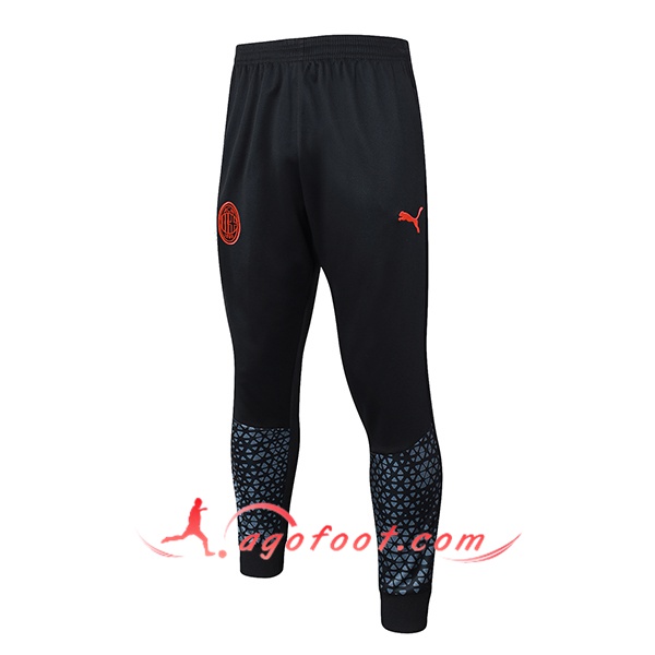 Pantalon Foot Milan AC Noir/Rouge 2023/2024