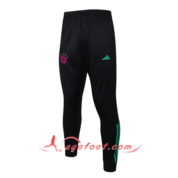 Pantalon Foot Bayern Munich Noir/Pourpre/Vert 2023/2024