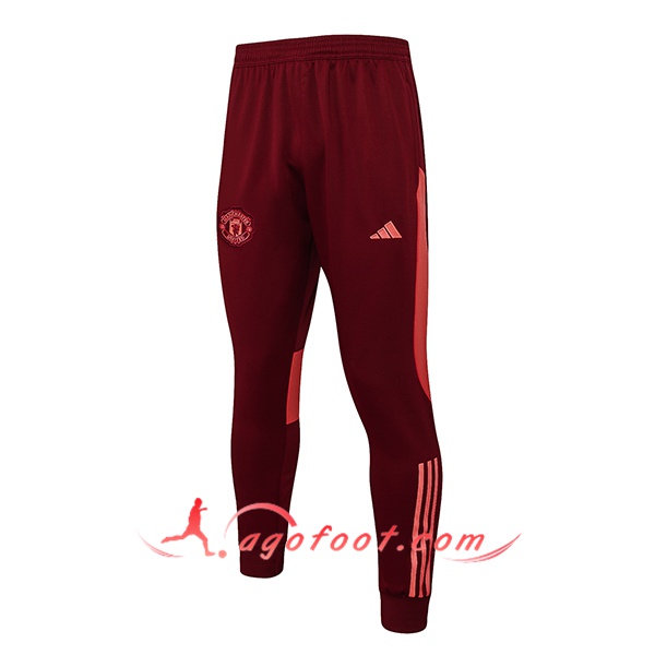 Pantalon Foot Manchester United Rouge/Orange 2023/2024