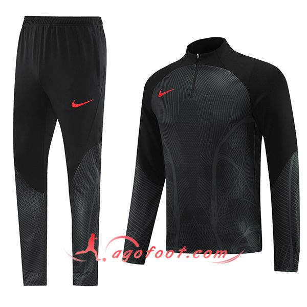 Ensemble Survetement de Foot Nike Noir 2023/2024 -04
