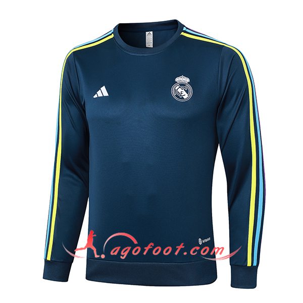 Sweatshirt Training Real Madrid Bleu Foncé 2023/2024