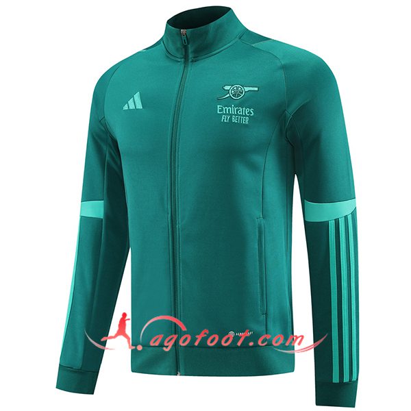 Veste Foot Arsenal Vert 2023/2024 2023/2024