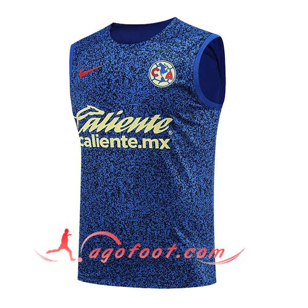 Training Debardeur Club America Bleu/Noir/Vert 2024/2025