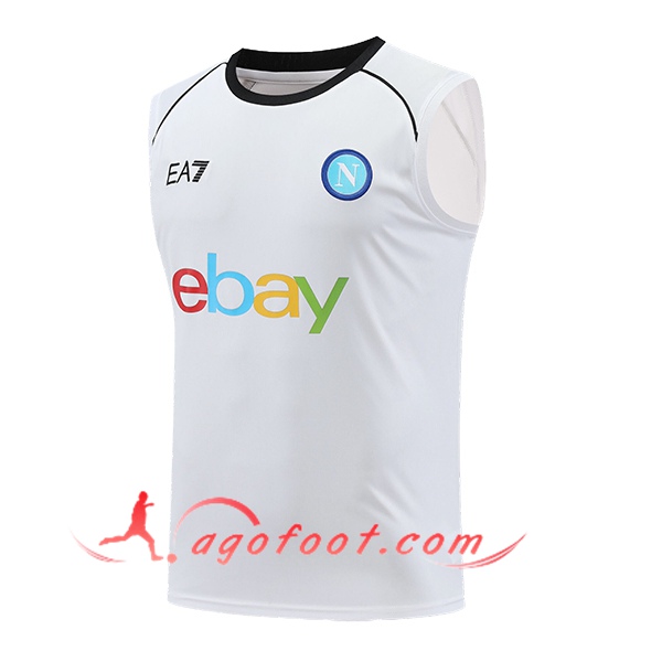 Training Debardeur SSC Naples Blanc 2024/2025