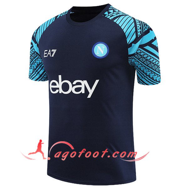 Training T-Shirts SSC Naples Bleu Foncé 2024/2025