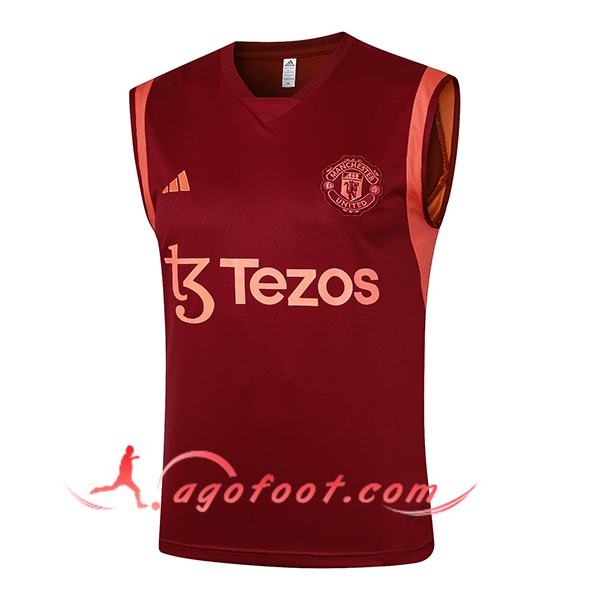 Training Debardeur Manchester United Rouge 2024/2025 -02
