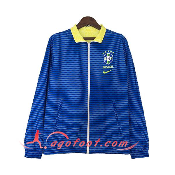 Coupe-Vent Brésil Bleu 2023/2024