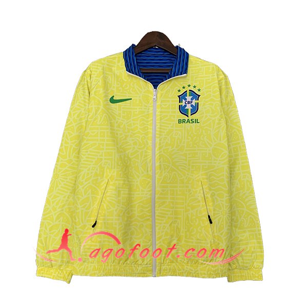 Coupe-Vent Brésil Jaune 2023/2024