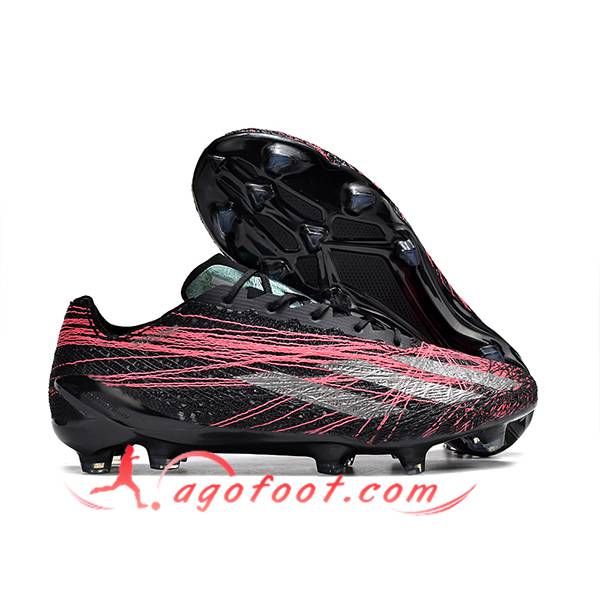 Adidas Chaussures de Foot CRAZYFAST STRUNG+ FG BOOTS Noir/Rose