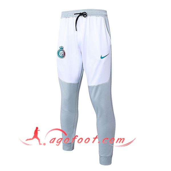 Pantalon Foot Al-Nassr Gris/Blanc 2023/2024