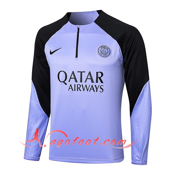 Sweatshirt Training PSG Pourpre/Noir 2023/2024