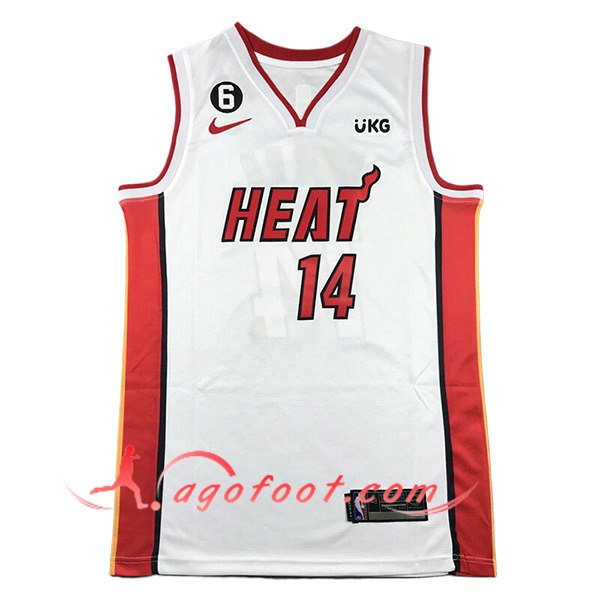 Maillot Miami Heat (HERRO #14) 2024/25 Blanc/Rouge