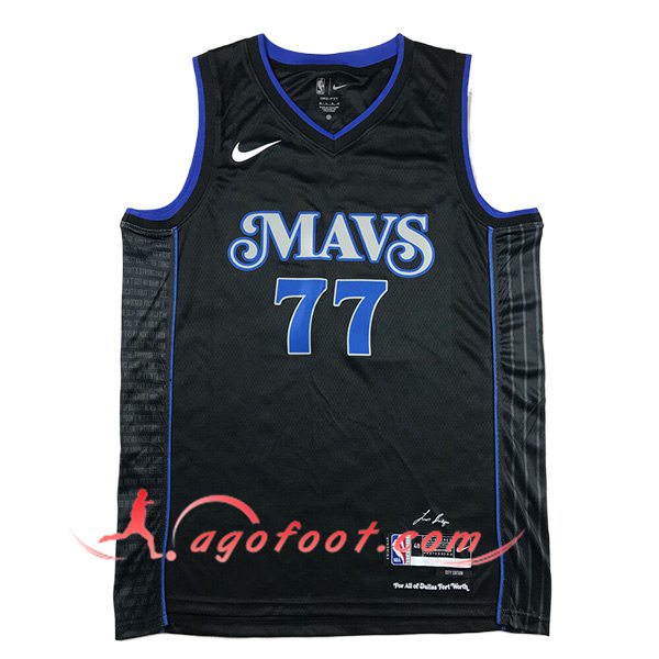 Maillot Dallas Mavericks (DONČIĆ #77) 2024/25 Noir/Bleu