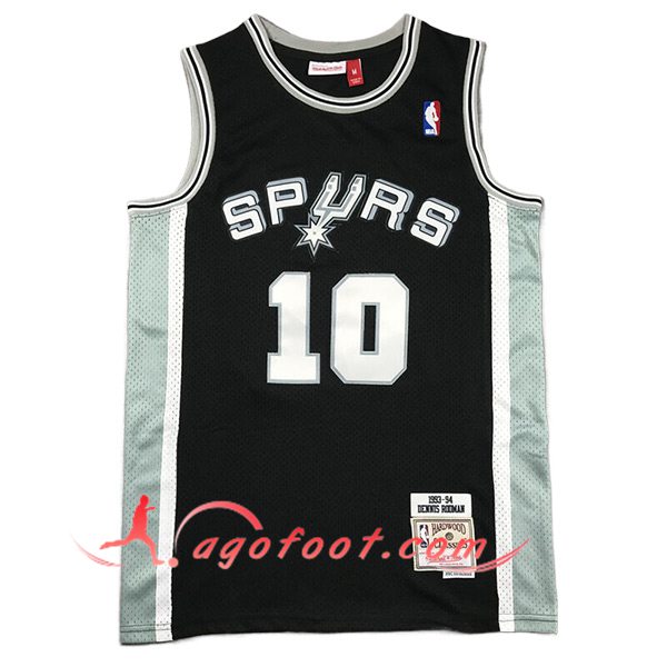 Maillot San Antonio Spurs (ROOMAN #10) 2024/25 Noir/Blanc/Vert