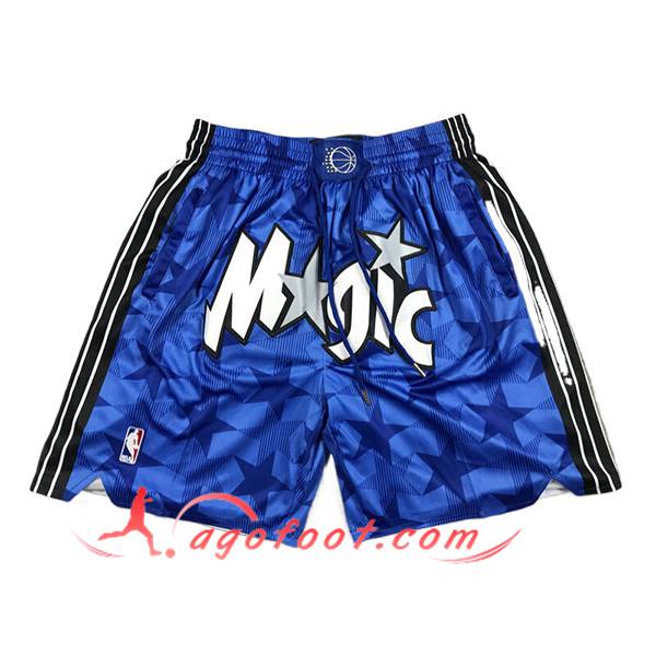 Shorts NBA Orlando Magic 2024/25 Noir/Bleu/Blanc