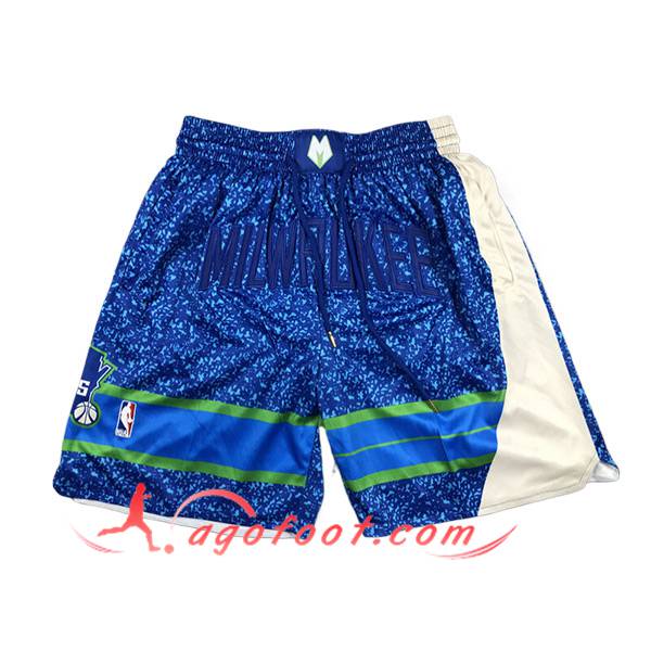 Shorts NBA Milwaukee Bucks 2024/25 Bleu/Noir