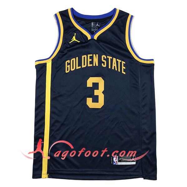 Maillot Golden State Warriors (PAUL #3) 2024/25 Bleu Foncé