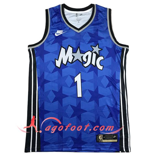 Maillot Orlando Magic (McGRADY #1) 2024/25 Bleu/Noir/Blanc