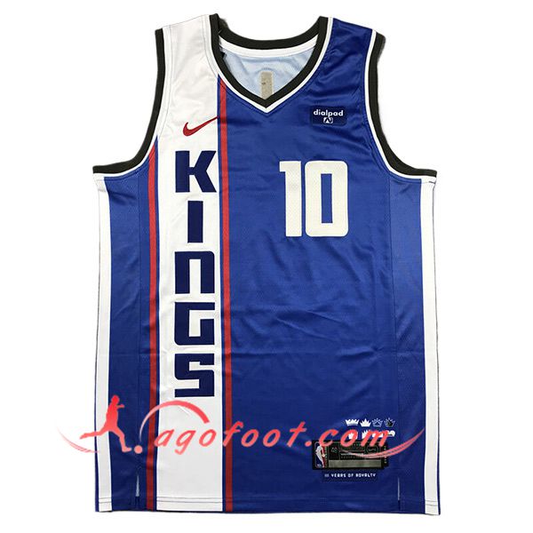Maillot Sacramento Kings (SABONIS #10) 2024/25 Bleu/Blanc
