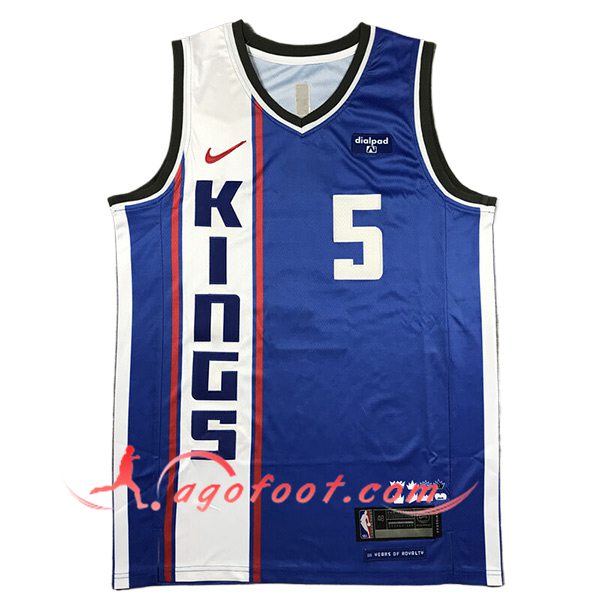 Maillot Sacramento Kings (FOX #5) 2024/25 Bleu/Blanc