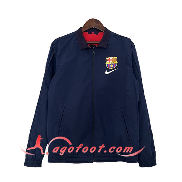 Coupe-Vent FC Barcelone Bleu Foncé 2023/2024