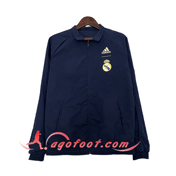 Coupe-Vent Real Madrid Bleu Foncé 2024/2025