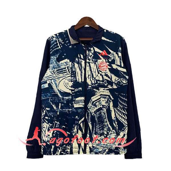 Coupe-Vent Bayern Munich Bleu/Beige 2023/2024