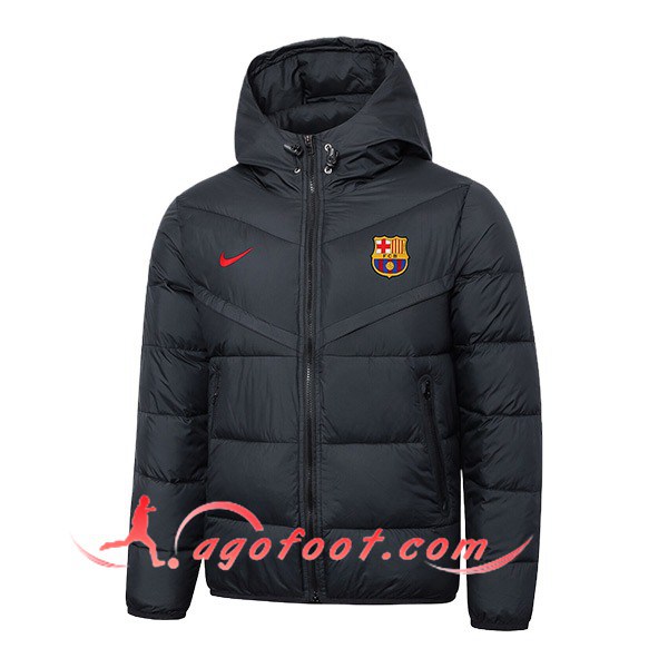 Nouveau Doudoune A Capuche Nike FC Barcelone Noir 2024/2025