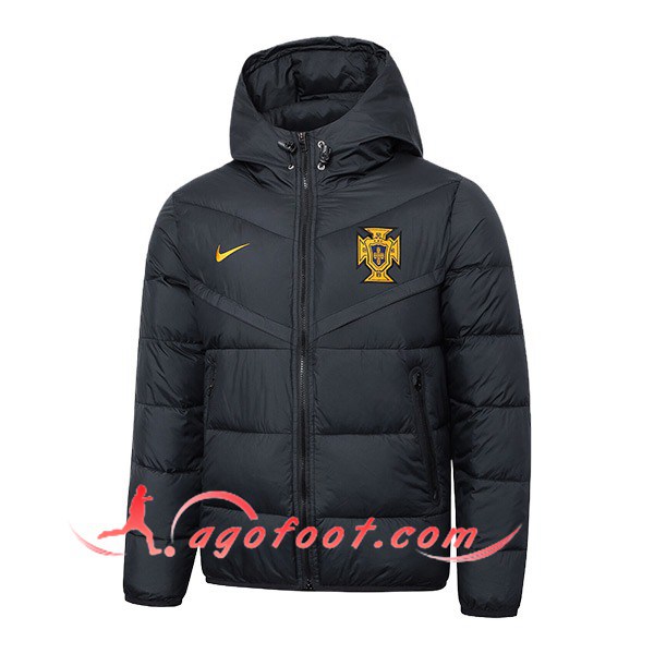 Nouveau Doudoune A Capuche Nike Portugal Noir 2024/2025