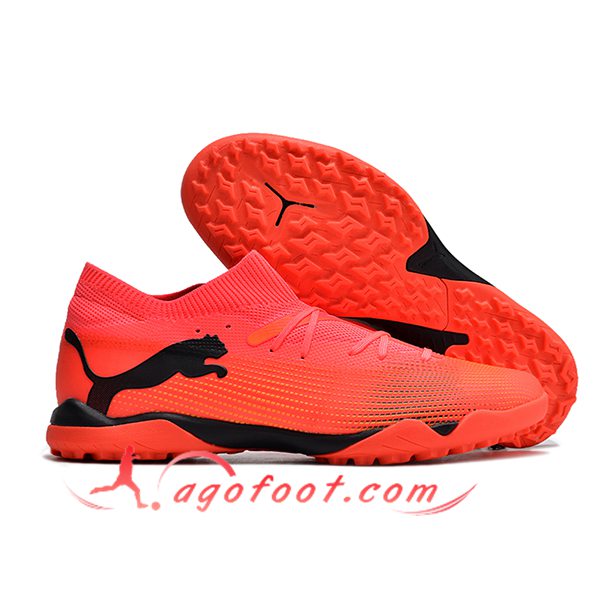 PUMA Chaussures de Foot FUTURE 7 ULTIMATE TF Rouge/Noir