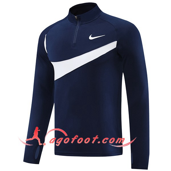 Sweatshirt Training Nike Bleu/Blanc 2024/2025