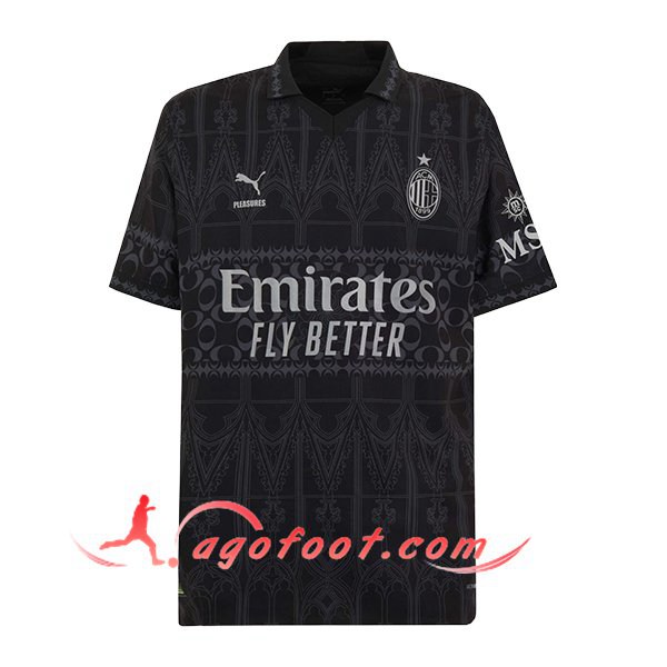 Maillot de Foot Milan AC Fourth Noir 2023/2024