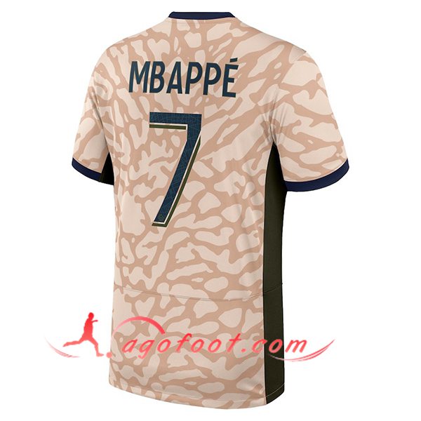 Maillot de Foot PSG (MBAPPÉ #7) 2023/2024 Fourth