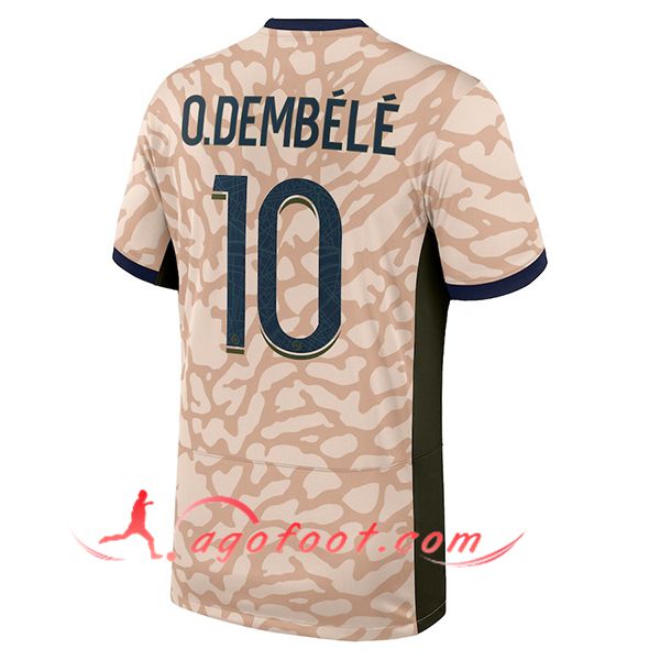 Maillot de Foot PSG (O.DEMBÉLÉ #10) 2023/2024 Fourth