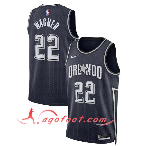 Maillot Orlando Magic (WAGNER #22) 2024/25 Noir/Gris