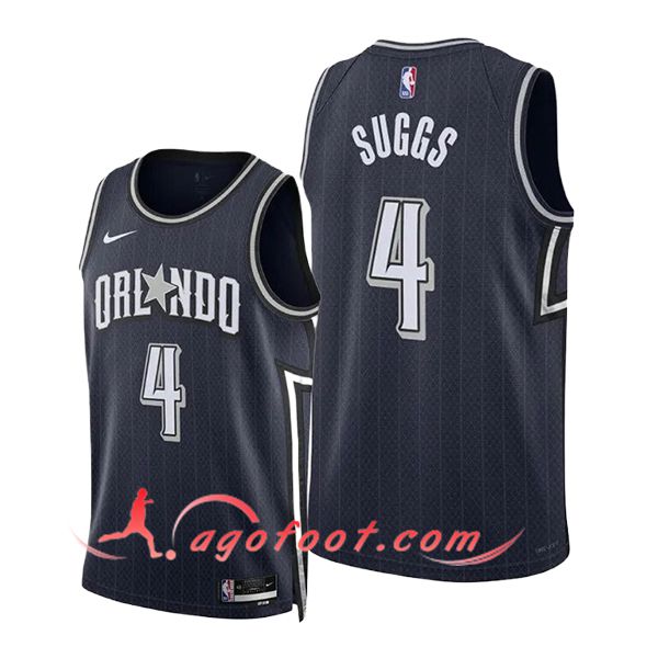 Maillot Orlando Magic (SUGGS #4) 2024/25 Noir/Gris