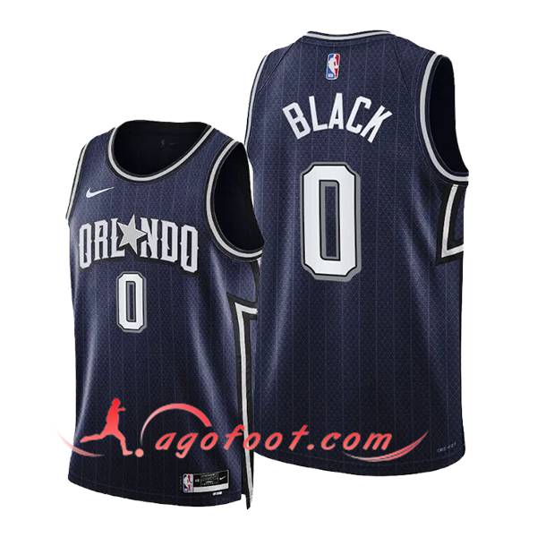 Maillot Orlando Magic (BLACK #0) 2024/25 Noir/Gris